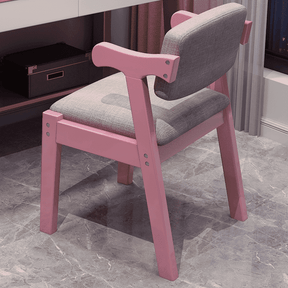 Pink Avelinn Study Desk and Z Shape Chair  set