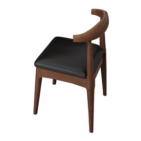 Kids Study Desk Chair Mitch Solid Wood Study Desk /Rubberwood/Minimal Assembly/Walnut and Chair