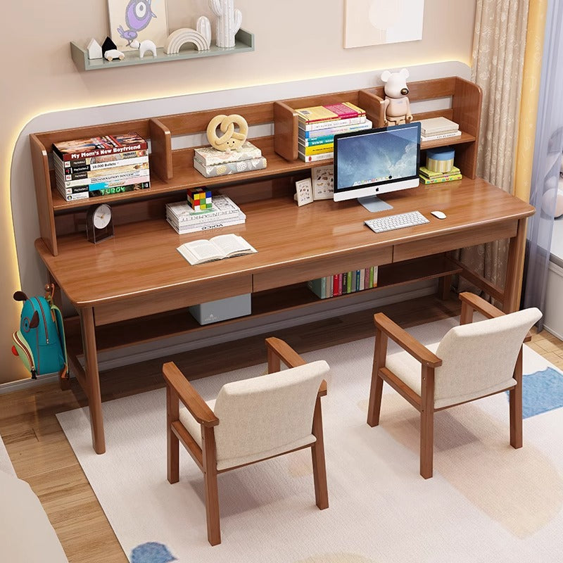 Walnut Dalenna Study Desk and Pier Chairs  set