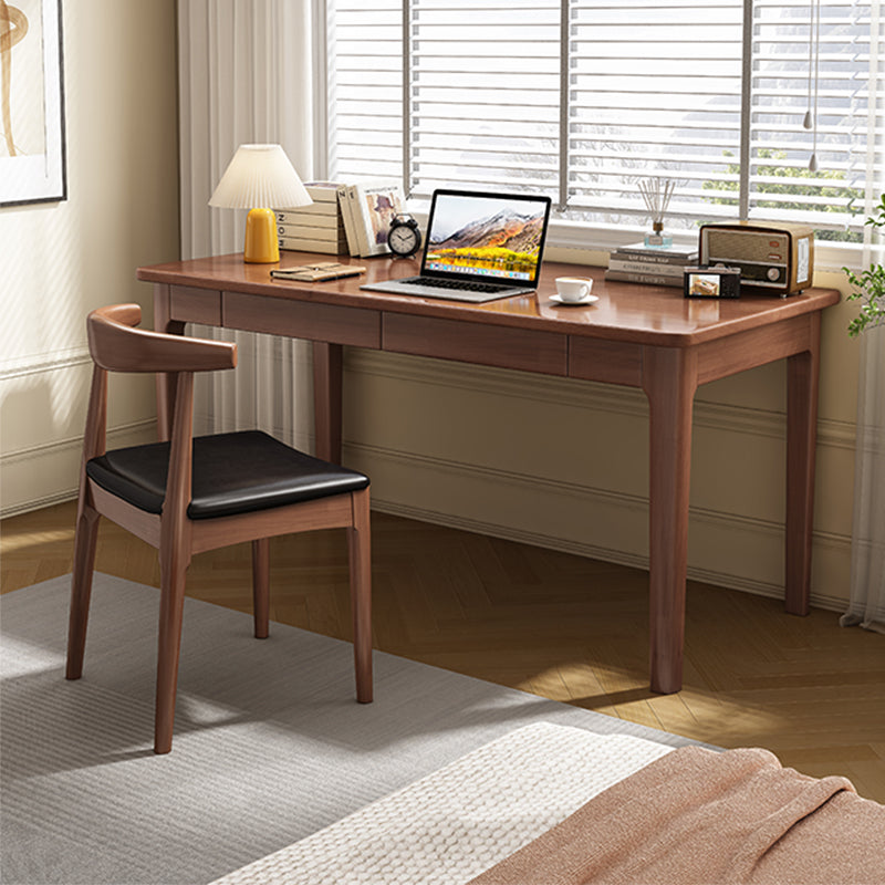 Walnut Mitch Study Desk and Leo Chair  set