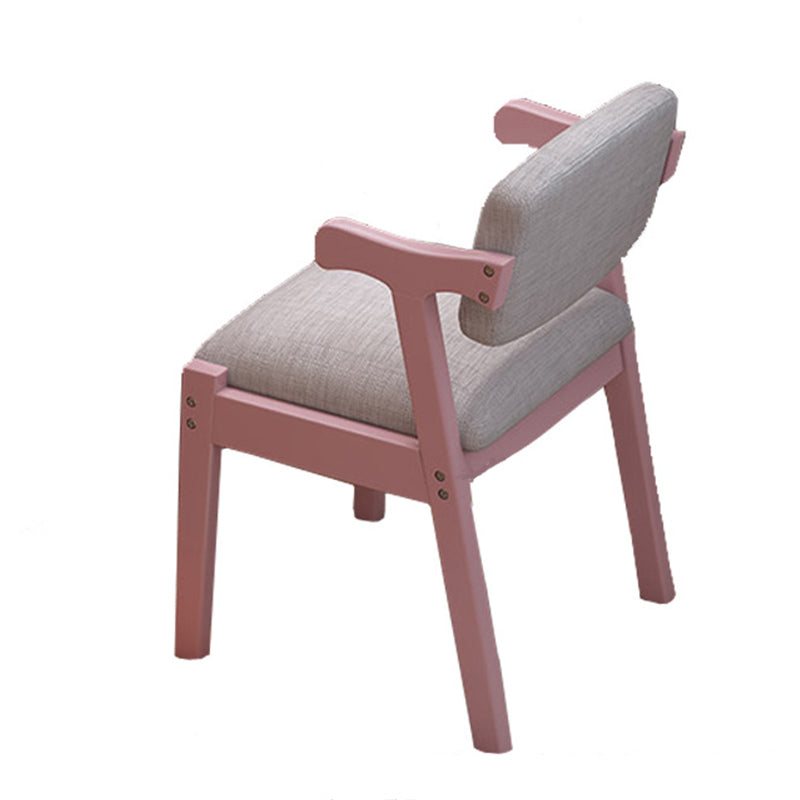 Pink Avelinn Study Desk and Z Shape Chair  set