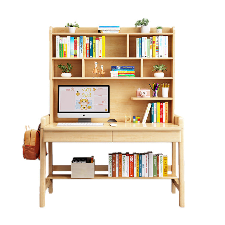 Natural Bahid Study Desk and Pier Chair  set