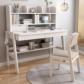 White Ave Study Desk and Selee Chair  set