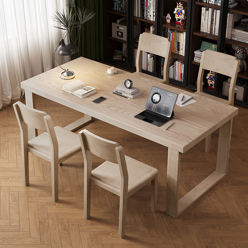 Zaheer Minimalist Multi-Purpose Solid Timber Study Desk 180cm/200cm