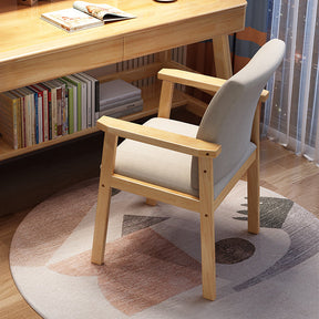 Natural Bahid Study Desk and Pier Chair  set