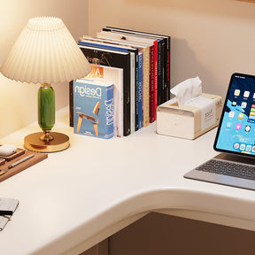 Ruger Ultra-Minimalist Solid Wood Corner Desk/Wood Study Desk