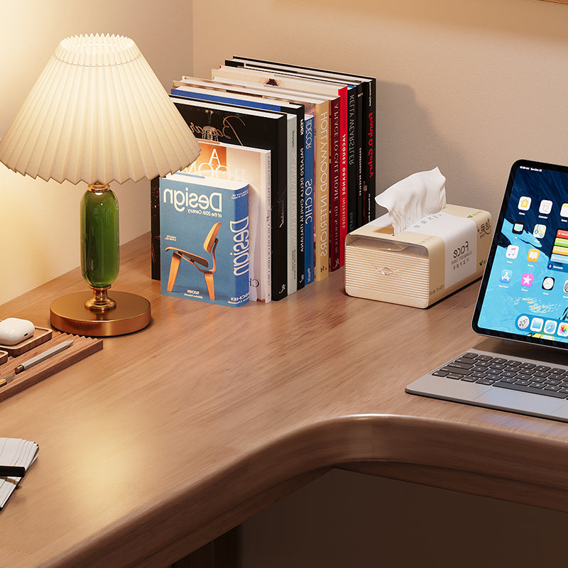 Ruger Ultra-Minimalist Solid Wood Corner Desk/Wood Study Desk