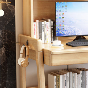 Natural Bahid Study Desk and Pier Chair  set