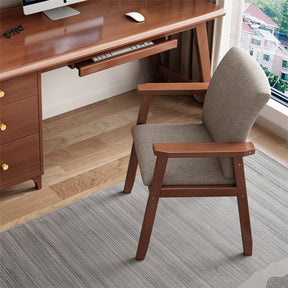 Walnut Andri Study Desk and Pier Chair  set