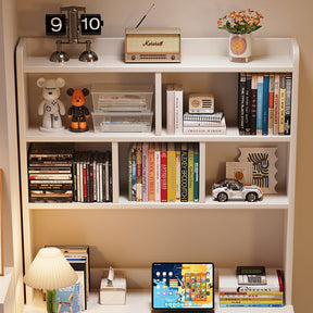 Ruger Ultra-Minimalist Solid Wood Corner Desk/Wood Study Desk with Bookshelf