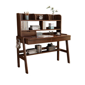 Walnut Avelinn Study Desk and Pier Chair  set