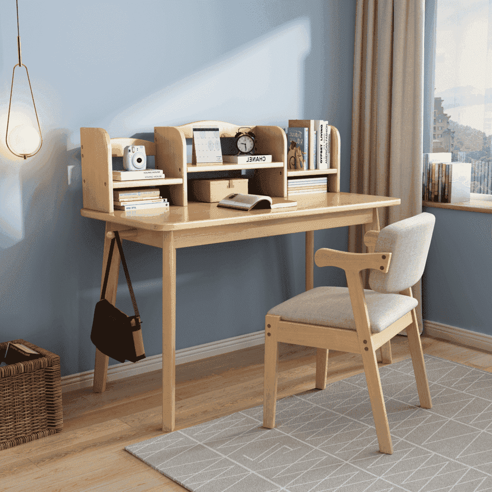 Solid Wood Study Desk and Sinoa Chair  set