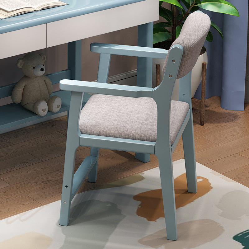 Blue Avelinn Study Desk and Siona Chair  set