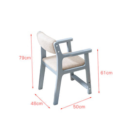 Natural Height-adjustable Study Desk and Sinoa Chair  set