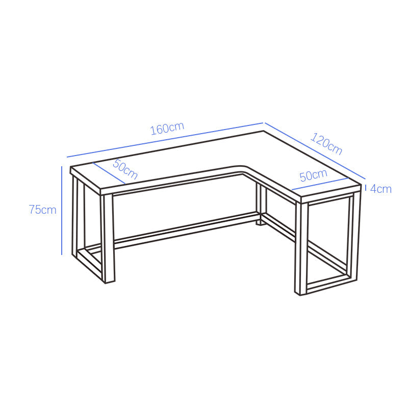 Perdue Minimalist Solid Wood Multi-Purpose Corner Desk/Gaming Desk/Study Desk