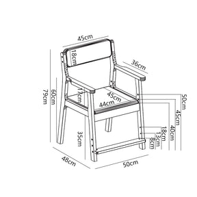 Natural Height-adjustable Study Desk with Drawers and Z Shape Chair  set