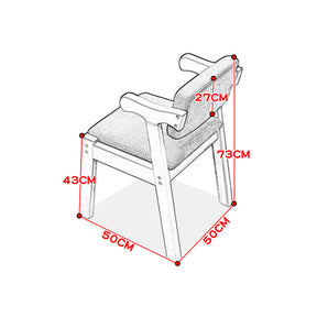 White Andri Study Desk and Z Shape Chair  set