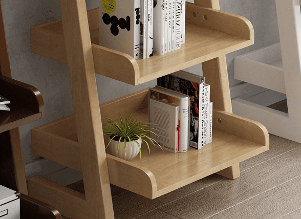 Solid Wood Five Shelf Bookcase/Showcase/Plant Stand/Rack