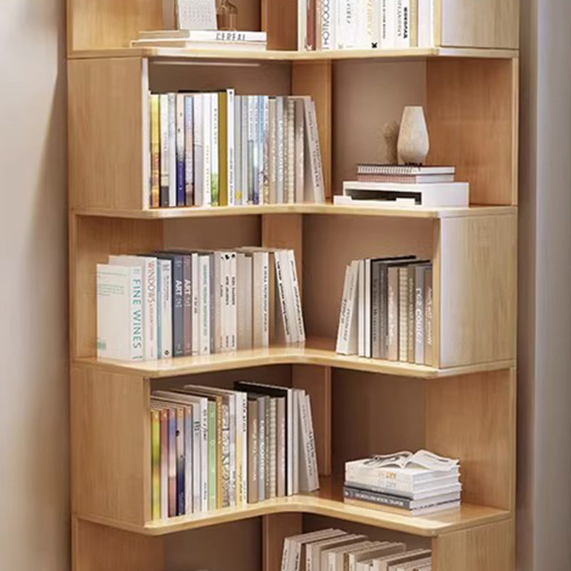 Ossab Solid Wood Corner Shelf/Bookcase/Showcase/Rubberwood